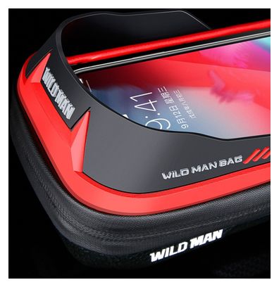 Sacoche de guidon vélo rigide 0.5L avec écran tactile TPU pour rangement