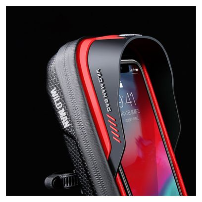 Sacoche de guidon vélo rigide 0.5L avec écran tactile TPU pour rangement