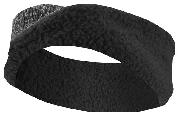 Nike Knit Twist Stirnband Schwarz Grau Damen