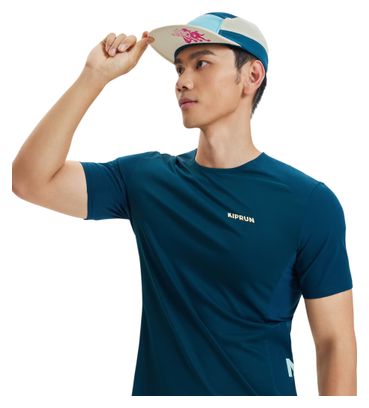 Cappellino Kiprun blu/giallo/turchese