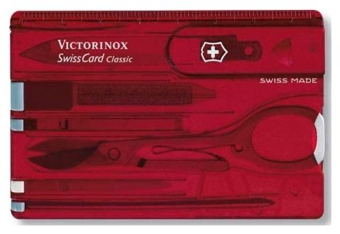 SwissCard Classic Victorinox rouge