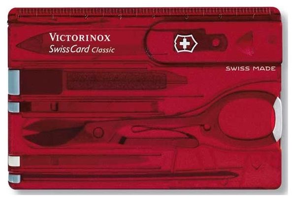 SwissCard Classic Victorinox rouge