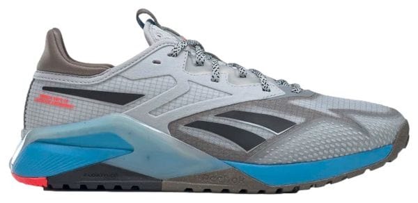 Zapatillas Reebok Nano X2 TR Adventure Cross Training Gris / Azul / Negro / Caqui