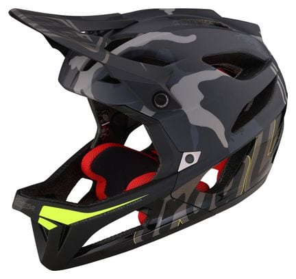 Casco integral Troy Lee Designs Stage Mips Signature Camo Negro