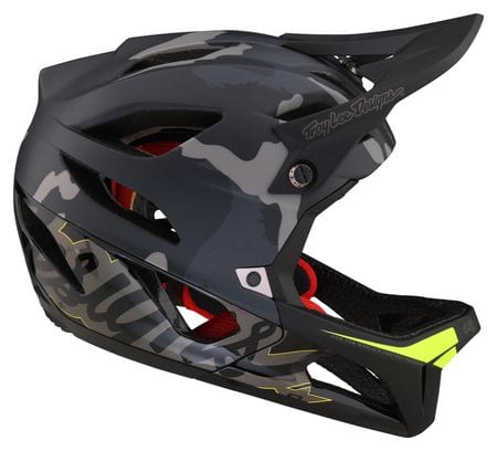 Troy Lee Designs Stage Mips Signature Camo Full Face Helm Black