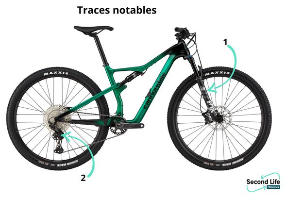 Reconditioned product - Cannondale Scalpel Carbon 4 29'' Shimano Deore/XT 12V Mountain Bike Green