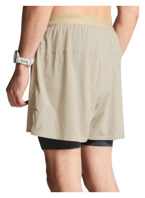 Men's Craft Hypervent 2-in-1 Shorts, Beige
