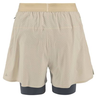 Men's Craft Hypervent 2-in-1 Shorts, Beige