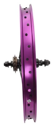 Roue arrière BMX KHE PRISM 20 pouces violette