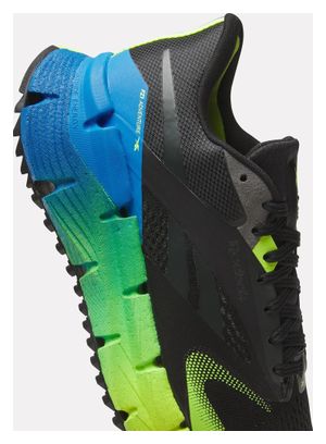 Zapatillas Reebok FloatZig Adventure 1 Trail Running Negro / Amarillo / Azul