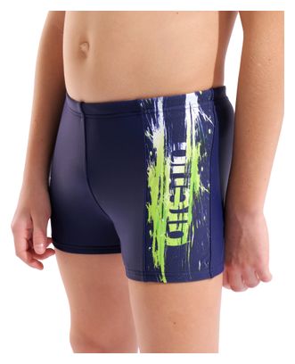 Maillot de Bain Arena Paint Bleu/Vert Garçon
