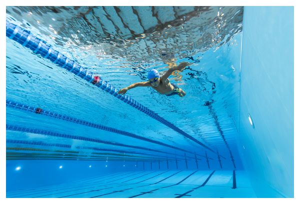Maillot de Bain Arena Paint Bleu/Vert Garçon