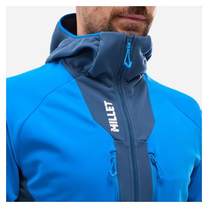 Heren fleece blauw Millet Pierra Ment Hoodie
