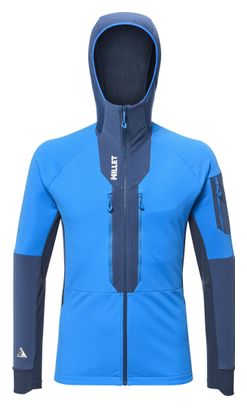 Heren fleece blauw Millet Pierra Ment Hoodie