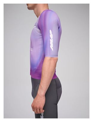 Maillot Cycliste Miloto Femme XL Violet - Poches, Fermeture Zip, Manches Courtes