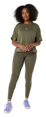Collant Long Asics Road Seamless Kaki Femme