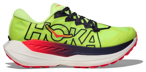 Hoka Rocket X Trail Laufschuhe Gelb/Rot Damen