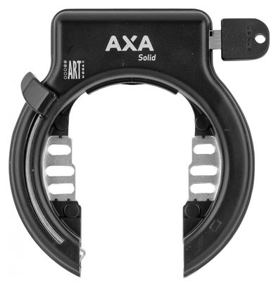 AXA SOLID BLACK BICYCLE ANTIVOL GRANDE APERTURA 58mm BLACK (SENZA FISSI)