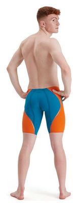 Speedo Lzr Pure Intent Blue / Orange Jammer Swimsuit