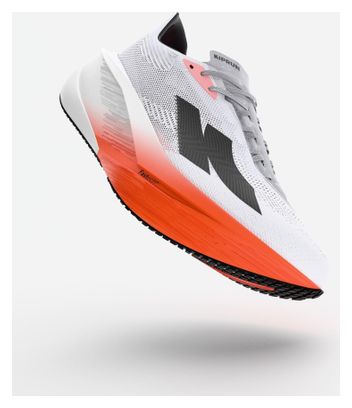 Kiprun Kipstorm Tempo Running Shoes for Men, White/Orange