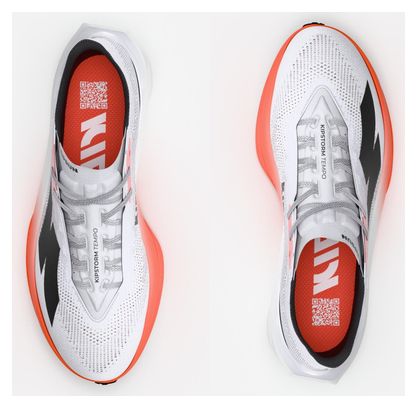 Kiprun Kipstorm Tempo Running Shoes for Men, White/Orange
