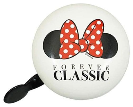 Bicycle Bell Minnie Mouse Forever Classic Junior 8 cm blanc