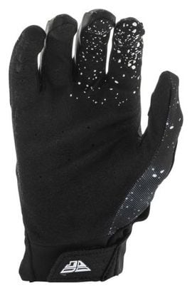 Fly Racing Pro Lite Girl Long Gloves Black White