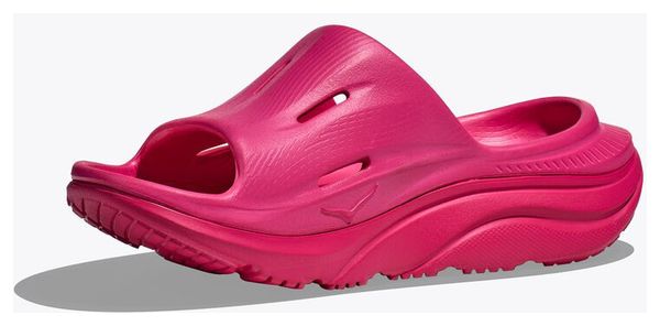 Chaussures de Récupération Unisexe Hoka ORA Recovery Slide 3 Rose