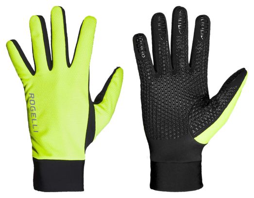 Gants Velo Long De Hiver Rogelli Laval - Unisexe - Fluor