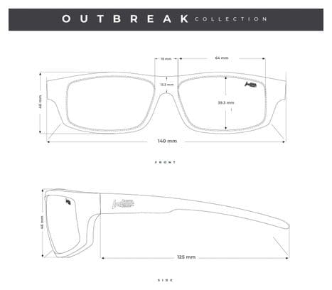 Lunettes de soleil polarisées Outbreak The Indian Face pour hommes et femmes