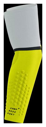 Compressport ArmForce Ultralight Sleeves White / Yellow