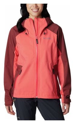 Giacca impermeabile Columbia Mazama Trail da donna Rosa