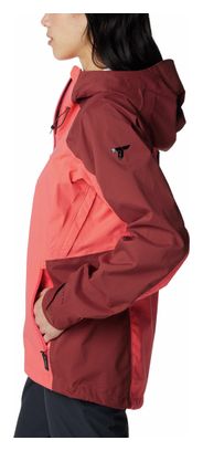 Columbia Mazama Trail Waterdichte Vrouwenjas Roze