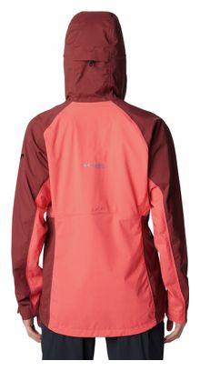 Columbia Mazama Trail Waterdichte Vrouwenjas Roze