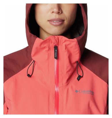 Columbia Mazama Trail Waterdichte Vrouwenjas Roze