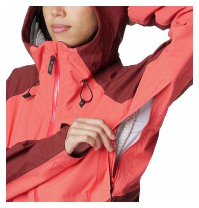 Columbia Mazama Trail Waterdichte Vrouwenjas Roze