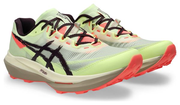 Chaussures Trail Asics FujiSpeed 4 Jaune/Rouge Unisexe