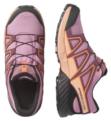 Chaussures Trail Salomon Speedcross Waterproof Rose Enfant