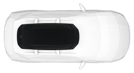 Box da tetto Thule Force 3 Taglia M (400 L) Nero Mat