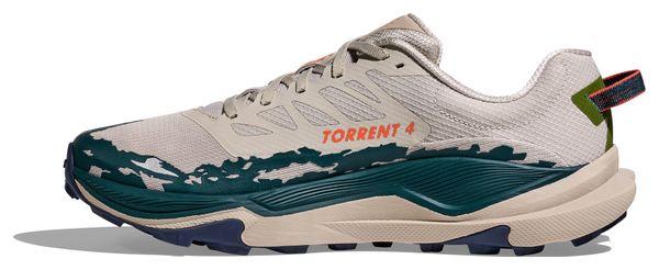 Chaussures Trail Hoka Torrent 4 Gris/Bleu/Orange Homme