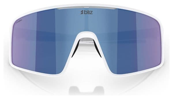 Bliz P001 Occhiali bianchi - Lente a specchio blu