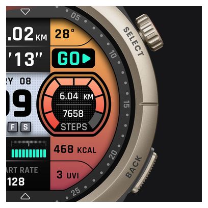 Montre GPS Amazfit Cheetah Pro Noir Run Track