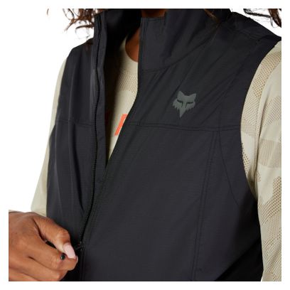 Veste coupe-vent sans manches Fox Ranger Wind Noir Femme
