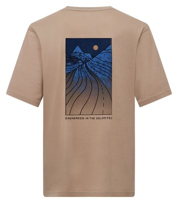  Maglietta a manica corta Salewa Uomo Eagle Sunset Beige