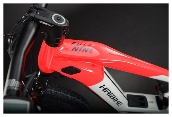 Haibike FullNine 9 Electric Full Suspension MTB Shimano Deore/SLX 12S 625 Wh 29'' Grey Red 2021