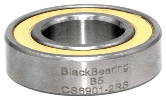 Rodamiento de cerámica Black Bearing 6901-2RS 12 x 24 x 6 mm