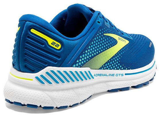Chaussures de Running Brooks Adrenaline GTS 22 Bleu Jaune