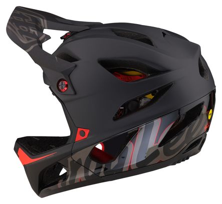 Troy Lee Designs Stage Mips Signature Full Face Helm Black