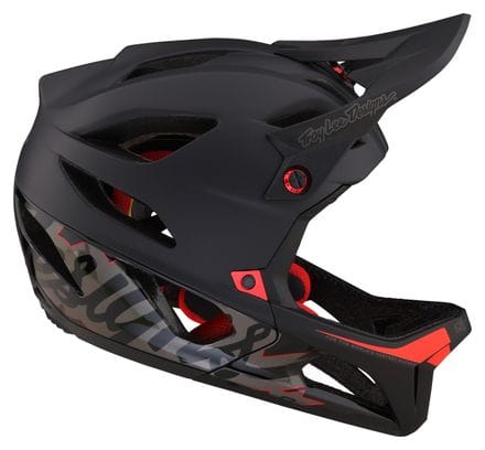 Casco integral Troy Lee Designs Stage Mips Signature Negro