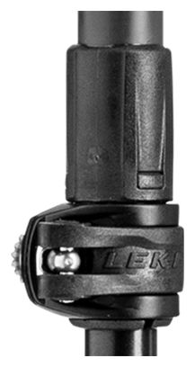 Bâtons Randonnée LEKI Sherpa Lite Noir/Gris